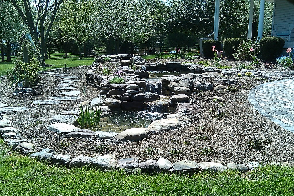 Backyard pond Pondscapes Maryland