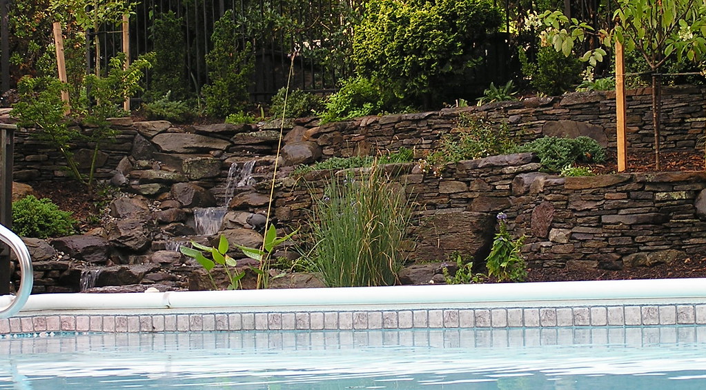 Professional Backyard pond building and pond services by Pondscapes Maryland